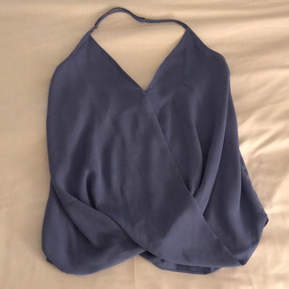 Blue Halter Top
